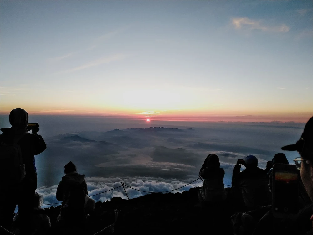 Mount Fuji Summit at Dawn